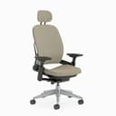 Steelcase Leap, silla de oficina ergonómica con sujeción lumbar regulable en altura y brazos regulables Trufa; Fabricado en Europa - 1