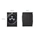 LG V9WD128H2B, Class A, washer dryer 12-8 kg, 1360 rpm, AI Direct Drive, refill function, quick wash cycle in 39 minutes, with steam, 60 x 61 x 85 cm, black stainless steel - 5