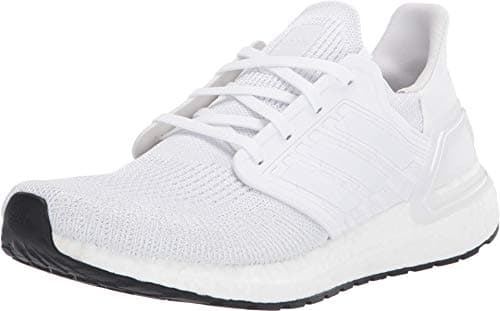 adidas Herren Ultraboost 20 Schuhe Laufschuh, Weiß/Weiß/Schwarz, 43 1/3 EU