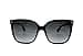 GUCCI SUNGLASSES GG0022S-001 BLACK-BLACK-GREY 57 WOMENS - 2