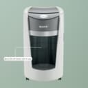 Leitz IQ OptiMax Office 550 P5 Micro-Cut Paper Shredder, Unique Bin Rotation Technology, 33% More Bin Capacity, 550 x A4 Sheets In Bin (35L), Shreds 12-10 Sheets (70-80 gsm), 120-Minute Run Time - 11