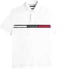 Tommy Hilfiger Uomo Maglietta Polo Maniche Chest Insert Regular Fit, Bianco (White), XXL - 5