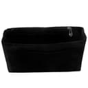 banbeln Organizador de bolso, organizador de bolsas de gamuza, material de gamuza, bolsa suave y no daña (Black, Slender Medium) - 1