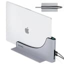 Ascrono Estación de Acoplamiento Vertical Compatible con MacBook Pro 16, 2021 M1 y 2023 M2/M3, con compatibilidad MagSafe -Disfruta de 2 Puertos Thunderbolt-4 USB-C Conecta sin Problemas Dos Pantallas - 1
