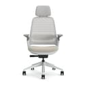 Steelcase Series 1 Ergonomischer Bürostuhl mit LiveBack Lumbalstütze, 4D-Armlehnen, anpassbarer Kopfstütze Beige, 66 x 64 x 112 - 3