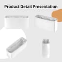 DGAZ Organizador Bolsos de Seda, Organizador Bolsa Interior Ligera para Gucci Marmont 16/22/26/31, Inserto de Bolsa para Bolso (Mushroom, Marmont 16) - 4