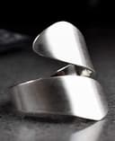 MadamLili | 925 Sterling Silber Damenring – UPGRADE: Dicker & robuster | Verstellbarer Spiralring | Handgefertigter Vintage Chunky Schmuck | Antistress Ring | Geschenk Freundin & Mama - 7