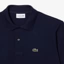 Lacoste Herren Polo-Shirt Kurzarm L1212, Männer Polo-Hemd,2 Knopf,Regular Fit,Blau,8 - 5