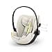 CYBEX Gold Cloud G i-Size Plus infant car seat, Incl. newborn insert, From birth to approx. 24 months, For children from 40 cm to 87 cm, Max. 13 kg, Seashell Beige - 6