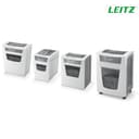 Leitz IQ Aktenvernichter Home Office, 12-10 Blatt (70-80 g/m²), TÜV+GS zertifiziert, Partikelschnitt, Sicherheitsstufe P4, Die Nummer 1 am Markt, 23L Behälter, Schredder für Büro, Weiß, 80090000 - 8
