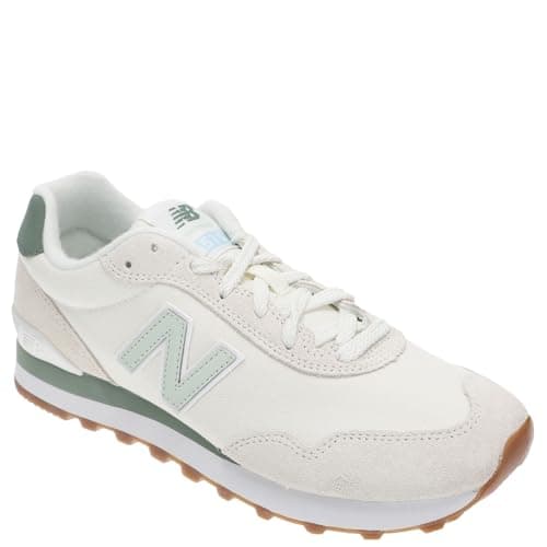 New Balance Women's 515 V3 Sneaker, Sea Salt/Clay Ash/Dark Juniper, 8.5