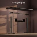 FLEXISPOT Escritorio Elevable Eléctrico Mesa Escritorio con Tablero160x60cm, Standing Desk, Mesa Elevable con 2 Ganchos, Portavasos y Organizador de Cables, 4 Botones de Memoria, para Oficina & Hogar - 9