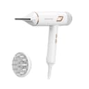 Rowenta Ultimate Experience Maestria Haartrockner, Nano-Brushless-Motor, leichtes Gehäuse, 9 Geschwindigkeits-/Temperatureinstellungen, inkl. vielseitigem Zubehör, Weiß/Kupfer, CV9910F3 - 1