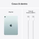 Apple iPad Air 11'' con chip M3: Apple Intelligence, 128 GB, fotocamera frontale e posteriore da 12MP, Wi-Fi 6E, Touch ID, un giorno intero di batteria — Azzurro - 6