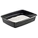Ferplast XXL Cat Litter Tray Extra Large Plastic for Large Cats, L 64.5 x W 49.5 x H 14.5 cm, Black - 4