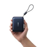 Baseus AC22 Mini Powerbank 20000mAh, 45W PD Power Bank Klein mit Integriertem USB-C Kabel, Externe Handyakkus Im Taschenformat für iPhone 17/16/15, Samsung S26/S25 Ultra, iPad, Pixel 10/9 - 1