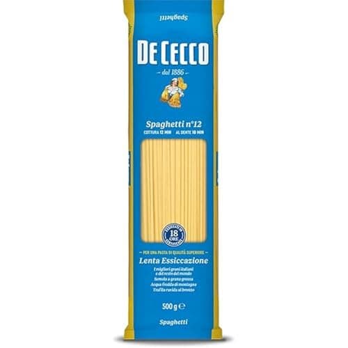 De Cecco Spaghetti No. 12 500 g Pack of 6 (6 x 0.5 kg)