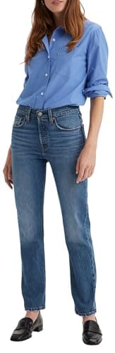 Levi's Men's 501 Original Fit Jeans, Erin Can't Wait Stretch, 29W x 30L