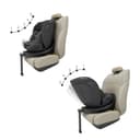 Kinderkraft I-360 2 PRO Seggiolino auto 0-36 kg, I-SIZE 40-150 cm, Seggiolino 360 girevole, con Isofix Base, Reclinabile Posizione sdraiata, Poggiatesta regolabile, Gruppo 0 1 2 3, Nero - 6