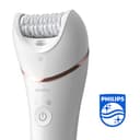 Philips Depiladora Mujer Serie 8000, 9 en 1, Para Cuerpo, Cara, Pies y Bikini, Uso en Seco o Humedo, Piel Suave desde Casa, Cabezal Ceramico, BRE740/10, Blanco - 7