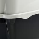 Ferplast Lettiera Gatto Chiusa, Toilette per Gatti Coperta, utilizzabile anche in Esterno, a Prova di Pioggia, 43,5 x 73,5 x h 41 cm, COSMIC OUTDOOR Lettiera Gatto Grande, Nero - 5