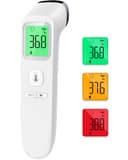 No-Touch Forehead Thermometer for Adults, Infrared Digital Thermometers for Kids, Touchless Baby Thermometer, Accurate Reading with LCD Display, Mute Mode, Memory Recall, Fever Alarm - 1