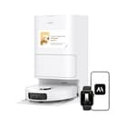 Mova E40 Ultra Robot Aspirapolvere e Lavapavimenti, Potenza 19000Pa, Tecnologia Mocio MaxiReach, Spazzola Laterale Antigroviglio, Stazione All-in-One, 75 Giorni di Pulizia Automatica,Bianco - 1