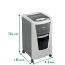 LEITZ IQ Autofeed 300 P-5 Office, Distruggidocumenti Automatico, 300 Fogli, Taglio a Frammenti, Sicurezza P-5, Capacità 60 litri, 80160000 - 5