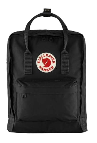 Fjällräven Kånken Mochila de senderismo, Unisex Adulto, Negro (Black), 16 L (38 x 27 x 13 cm)