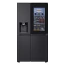 LG GSXE91EVAD Frigorifero Americano Side by Side InstaView Door-in-Door, Classe D, 628 L, Wi-Fi, Frigorifero con Dispenser Acqua UVnano Senza Allaccio, Tecnologia Door and Linear Cooling, Acciaio Nero - 1