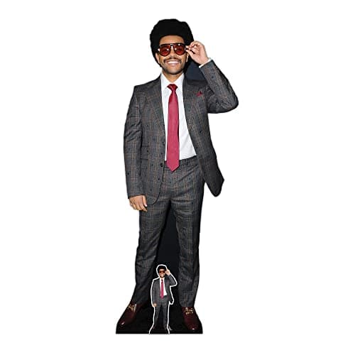 STAR CUTOUTS CS987 The Weeknd Lifesize - Recorte de cartón con Mini Recorte