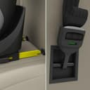 Kinderkraft I-GROW 2 PRO Seggiolino auto 0-36 kg, I-SIZE 40-150 cm, Seggiolino 360 girevole, con Isofix Base, Reclinabile Posizione sdraiata, Poggiatesta regolabile, Gruppo 0 1 2 3, Grigio - 4