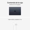 Apple MacBook Air de 15,3 Pulgadas con Chip M5: Pantalla Liquid Retina, CPU de 10 núcleos, GPU de 10 núcleos, 24 GB de Memoria unificada, 1 TB de SSD, Wi-Fi 7,Teclado español; Medianoche - 6