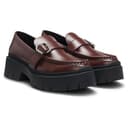 Hugo Kris Newloafer Brom, Mocasines Mujer, marrón Oscuro, 36 EU - 1