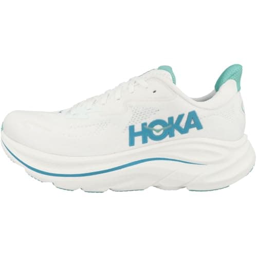 Hoka One One 1162030-WKY Clifton 10 White/Skyward Blue Men's Scarpe Taglia US 9
