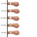 Michael Kors - Reloj Parker cronógrafo de Cuarzo con Correa de Acero Inoxidable en Tono Oro Rosa con eslabones centrales de Acetato ruborizado para Mujer MK5896 - 6