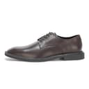 HUGO Men's Brushed Leather Derby Dress Shoe Oxford, Dark Hazelnut, 7 UK - 2