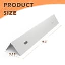 MOASKER Stainless Steel Heat Plates Flavorizer Bar BBQ Replacement Part for Napoleon Rogue Series, Prestige 500, PRO 500 RSIB Gas Grills, 4 Pack Flame Tamer for Napoleon Sear Plate #N305-0082 - 2