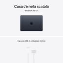 Apple MacBook Air 13'' con chip M5: progettato per l’AI, display Liquid Retina da 13,6'', 16GB di memoria unificata, 512 GB di archiviazione SSD, 10 CPU, 8 GPU, Wi Fi 7 – Mezzanotte - 6