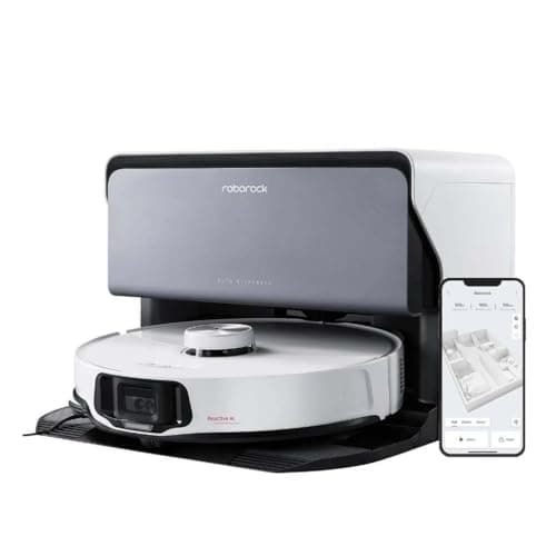 Roborock S8 MaxV Ultra Weiß (Version mit Wasseranschluss) Saug-Wisch-Roboter mit automatischer Nachfüllstation