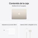 Apple 2025 MacBook Air de 13 Pulgadas con Chip M4: diseñado para Apple Intelligence, Pantalla Liquid Retina de 13,6 Pulgadas, 16 GB de Memoria unificada, 256 GB SSD, Teclado español; Blanco Estrella - 6
