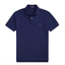 Ralph Lauren Slim-Fit Custom Pique Polo Shirt, Navy blue, XL - 2