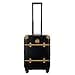 Bellagio 2.0 Ultra Light 21 Inch International Carry On Spinner Trunk, black / brown, Unit size, Bellagio 2.0 - 1