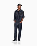 Armani Exchange Men's Comfort Slim Denim Jeans, Blue, 40 - 1