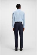 BOSS Herren H-HANK-C1-214 Slim-Fit Hemd aus elastischer Baumwoll-Popeline mit bügelleichtem Finish Hellblau 42 - 5