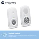 Motorola Nursery AM21/MBP21 Audio Baby Monitor - Digital Baby Monitor with DECT Technology for Audio Monitoring - 300 Meter Range - High Sensitivity Microphone - White - 3