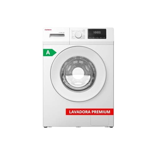 Corbero - Lavadora Carga Frontal | CLT9BL1423 | 9 Kg | 1400 Rpm Inverter | 16 Programas | Vapor | Inicio Diferido | Lavado Rápido | Puerta XXL | Blanco