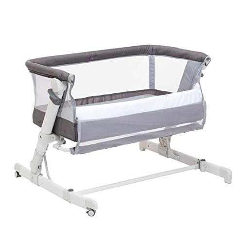 Chicco, Next2Me Pop Up Cot, Height Adjustable, Tilt, Compatible with Various Beds, Easy to Assemble and Carry, Includes Travel Bag, 6 Months - 9 kg, Atmosphere
