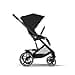CYBEX Gold Cochecito Balios S Lux, Posición Reclinada Ergonómica, Sistema de Arnés con Una Sola Mano, Desde el Nacimiento Hasta 22 kg (Aprox. 4 Años), Moon Black - 6