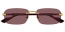 GUCCI SUNGLASSES GG1221S-002 GOLD-HAVANA-BROWN 56 MENS - 3